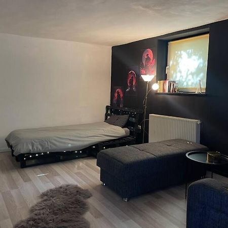 Pallet Bed With Lights Small Studio Cluj-Napoca Extérieur photo